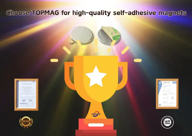 Choose TOPMAG for High-Quality Self-Adhesive Magnets