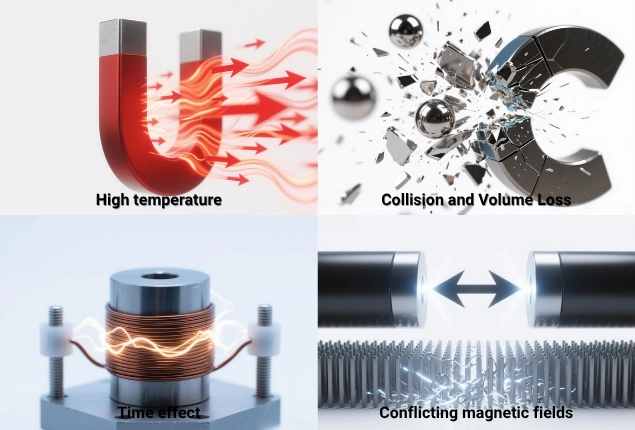 The principle of demagnetization of permanent magnets