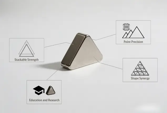 Advantages of triangular magnets