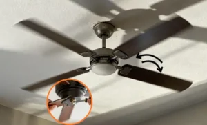 Ceiling fan wobbling during operation