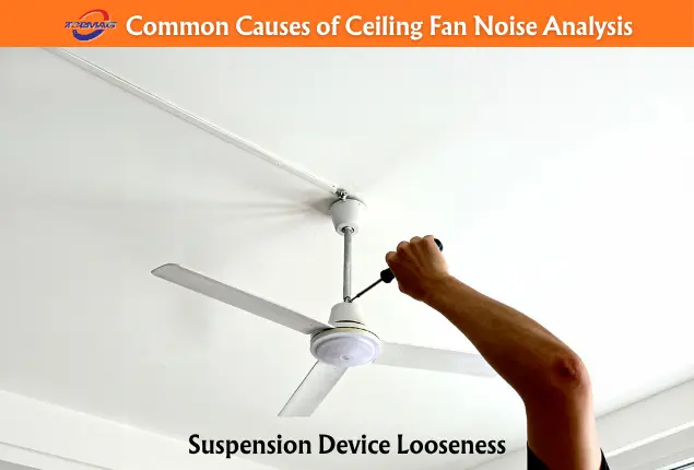 Loose ceiling fan downrod