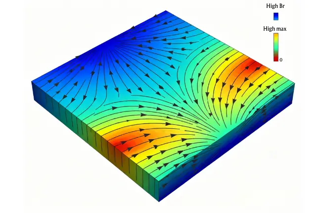 Mejorar el rendimiento del material magnético permanente