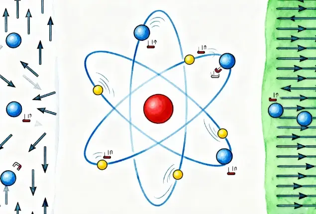 Estructura atómica dentro de los imanes