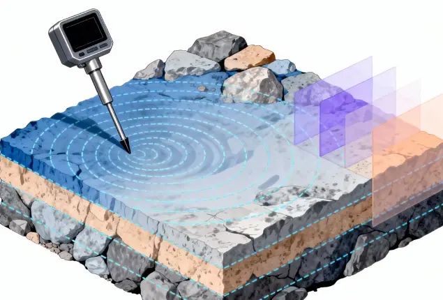Inferir estructuras materiales subterráneas a través de anomalías magnéticas