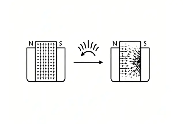 External reverse magnetic fied