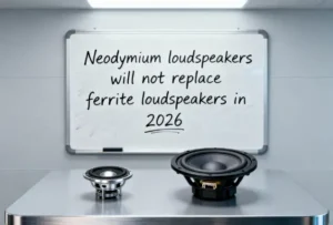 Neodymium magnet loudspeakers and ferrite magnet loudspeakers
