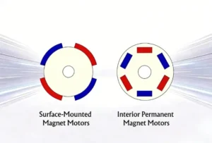 SPM motors and IPM motors