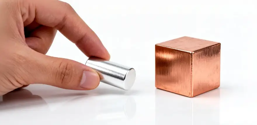Copper is not magnetic