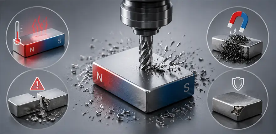 What Are the Risks of Machining Magnetized Magnets