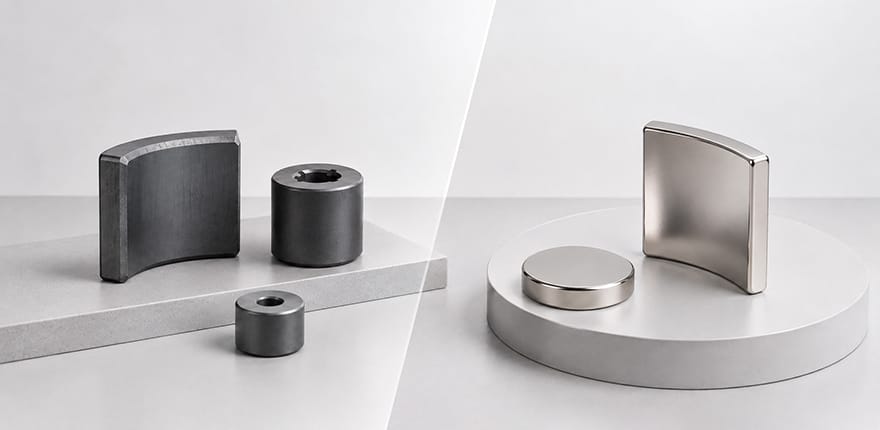 Basic Comparison Between Ferrite and NdFeB Magnets