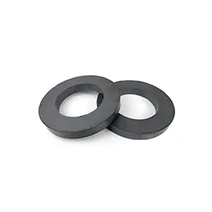 Two Ferrite Ring Magnets