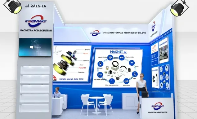 TOPMAG Booth Display at the 138th Canton Fair